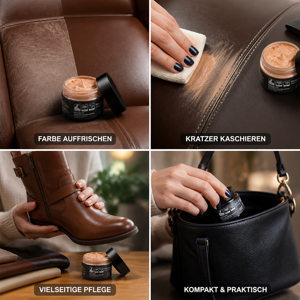 Leder-Reparaturbalsam gegen Kratzer & Ausbleichen | LeatherRevive™