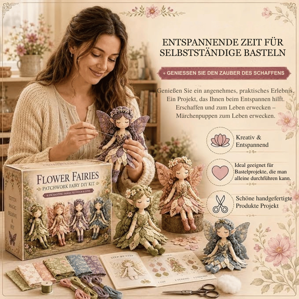 DIY Nähset für Feen Figuren mit Anleitung ab 12 Jahren