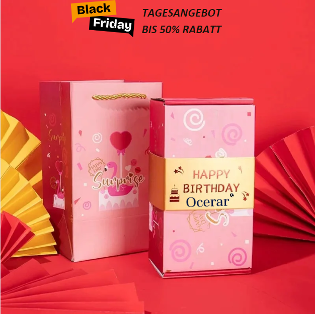 Überraschungs-Geschenkset Pop-up-Boxen
