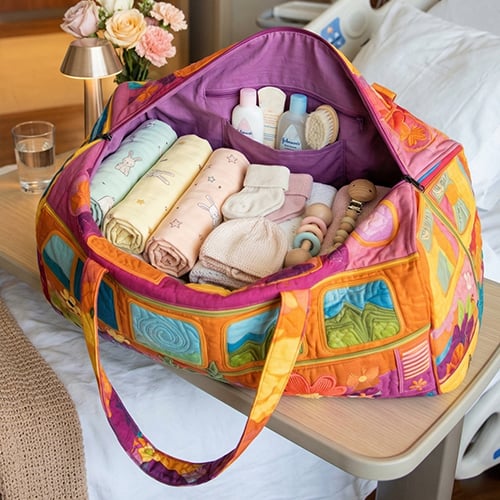 FloraVoyage Gesteppte Blumen Reisetasche C3