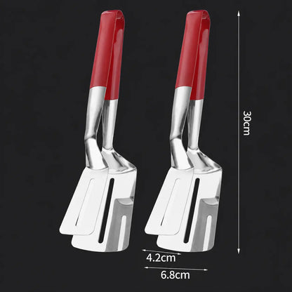 2-in-1 Spatelzange – Wenden und Greifen mit einem Werkzeug