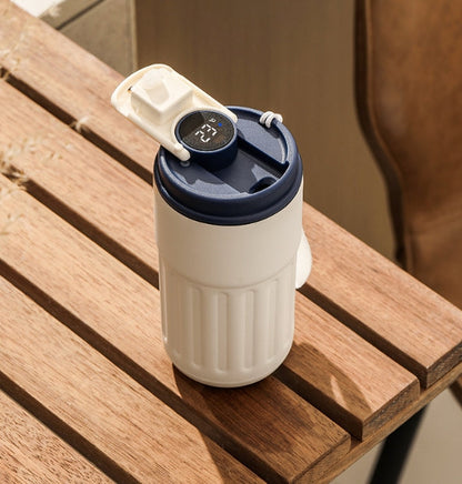 Premium Thermobecher mit LED-Temperaturanzeige – Stilvoll & Auslaufsicher