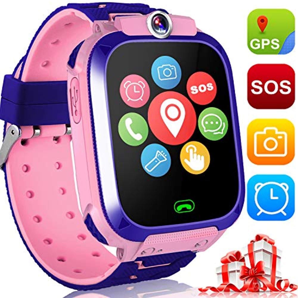 Kinder Smartwatch mit GPS SOS Taste und Telefonfunktion