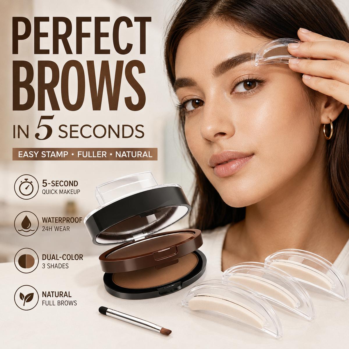 BrowStamp — Perfekte Augenbrauen in Sekunden | 1+1 GRATIS