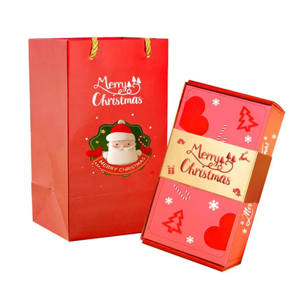 Überraschungs-Geschenkset in Rot mit Merry-Christmas-Motiv