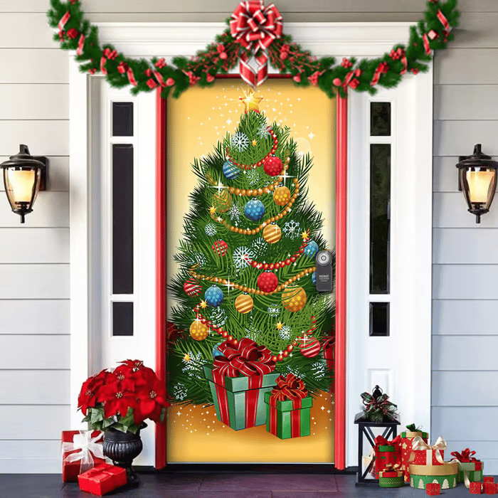 Weihnachts-Türcover – Weihnachtsbaum