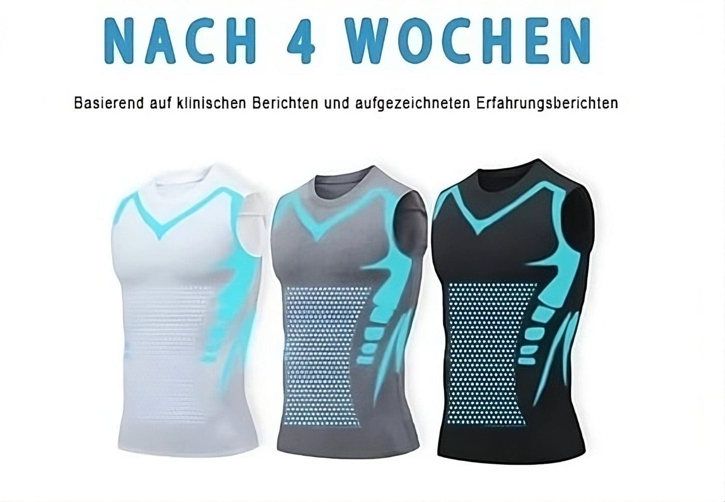1+1 in kaching - Kompressions-Tanktop für Männer schlankmachend | CoreSlim