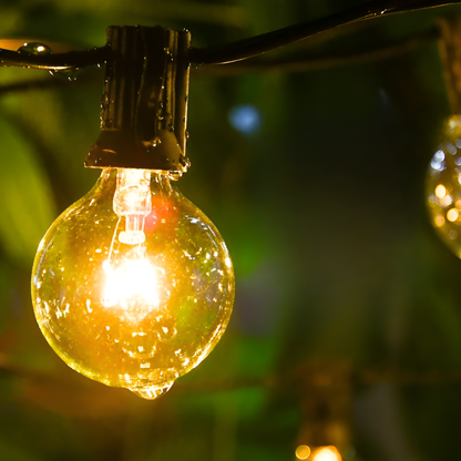 FairyFlicker Lichterketten | Luxuriöse Terrassenbeleuchtung mit wasserdichtem Schutz | 50% RABATT