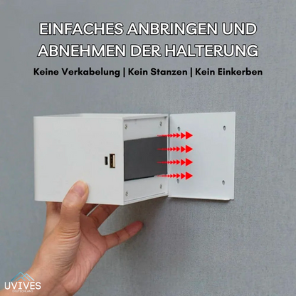 Wandleuchte einfache Anbringung