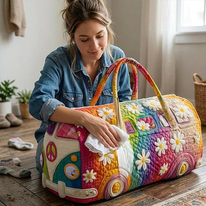 FloraVoyage Gesteppte Blumen Reisetasche C3