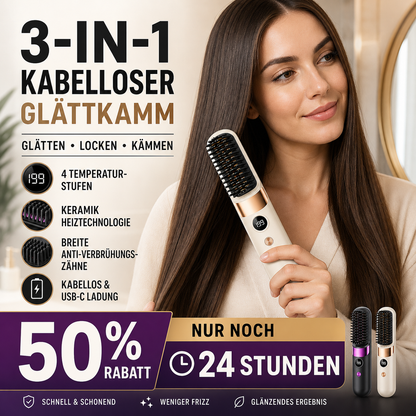 Kabelloses 4-in-1 Haarstyling-Tool USB-C | StylePro