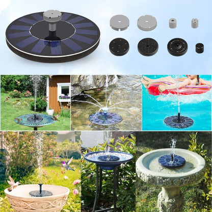 SunSpring™ | Solarbetriebener Schwimmender Gartenbrunnen