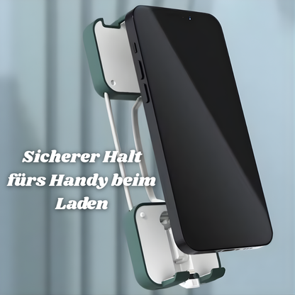 TravelCharge™ | Faltbarer Handyhalter mit Powerbank
