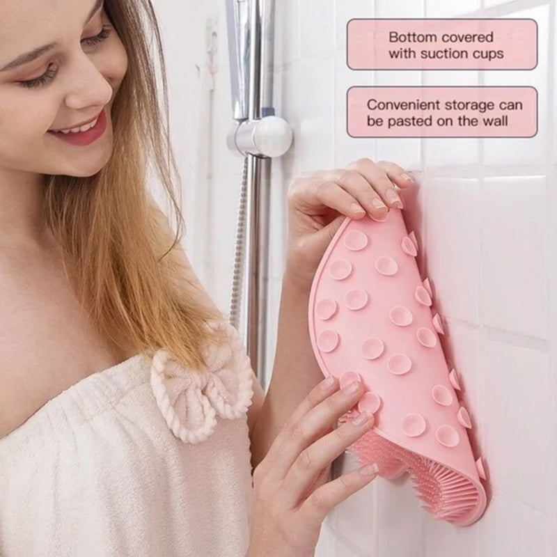 FootRelax™ | Silikon Fußreiniger – Dusch Massagepad mit Saugnäpfen & 500+ Borsten