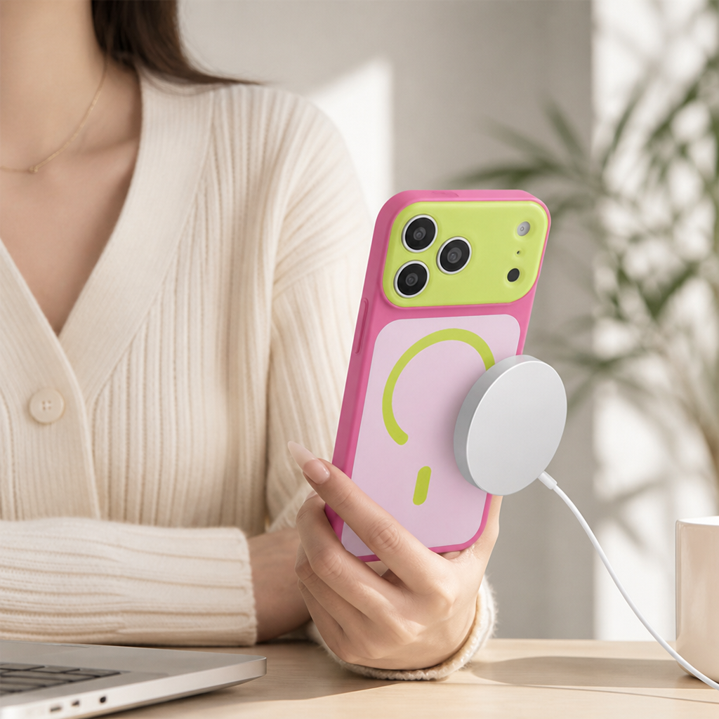Magnetische Handyhülle mit Fallschutz für iPhone