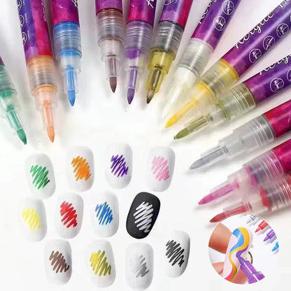 PolishPro™ | Profi-Nagelpflege – 12 Farben für kreative Nail Art