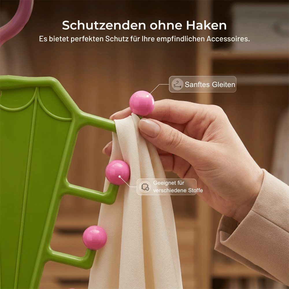 Doppelseitiger Kleiderschrank Organizer für Gürtel Krawatten und Schals | 1+2 GRATIS