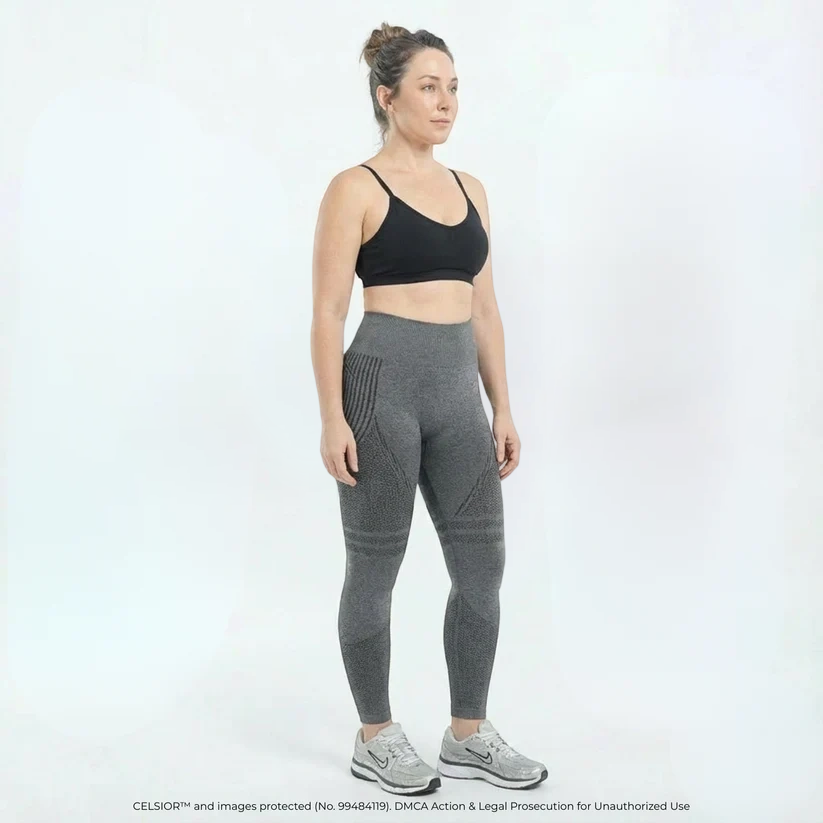 Hochgeschnittene, hüfthebende, elastische, schnelltrocknende Yoga-Leggings