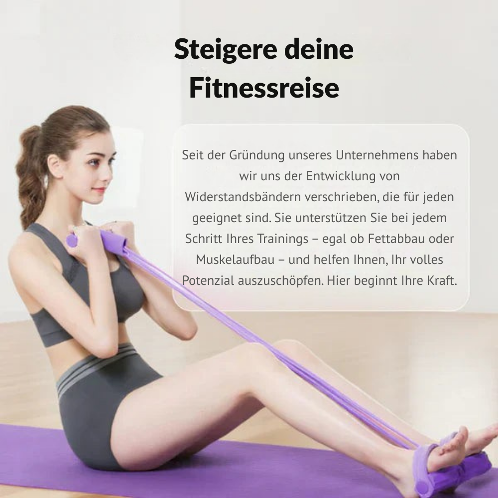 1+1 GRATIS - Ganzkörpertrainer mit Widerstandsbändern für Zuhause und Reisen