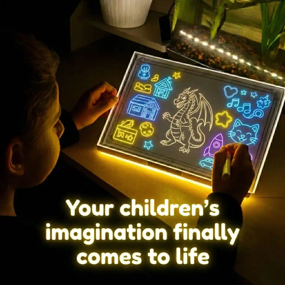 LED-Leuchtzeichenbrett für Kinder