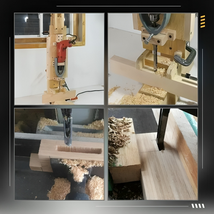WoodCraftPro™ – Perfekt quadratische Löcher schnell und sauber bohren, jedes Mal