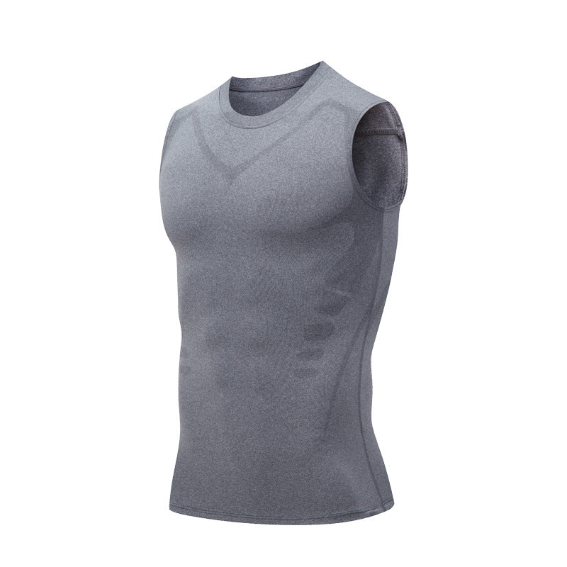 1+1 in kaching - Kompressions-Tanktop für Männer schlankmachend | CoreSlim