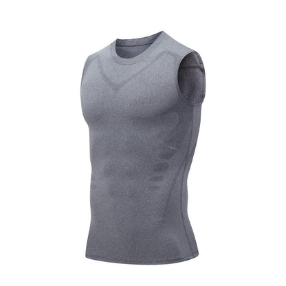 1+1 in kaching - Kompressions-Tanktop für Männer schlankmachend | CoreSlim