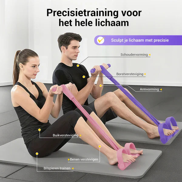1+1 GRATIS - Ganzkörpertrainer mit Widerstandsbändern für Zuhause und Reisen