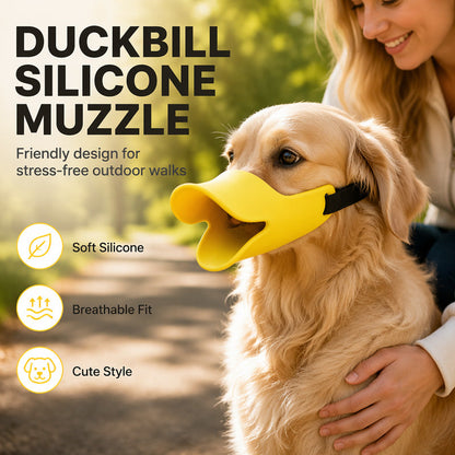 Silikon-Maulkorb für Hunde mit Entenschnabel-Design | DuckGuard