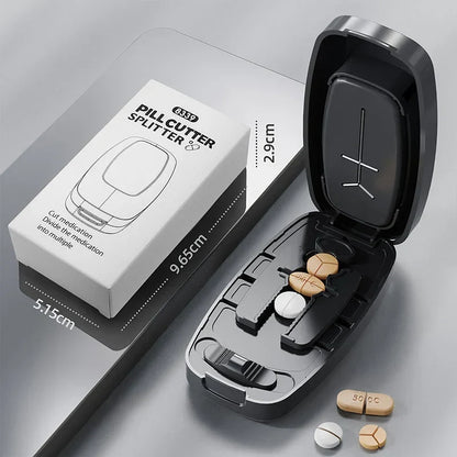 PillMate™ | Kompakter Tablettenteiler mit Klingenführung