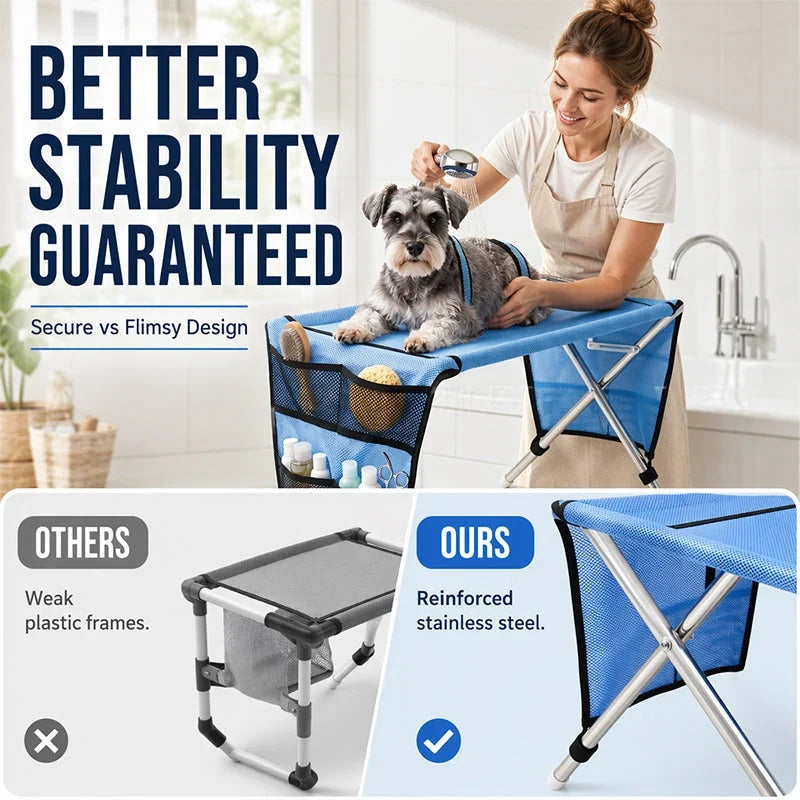 PawSerene – 2-in-1 Hunde-Pflegetisch | 50 % RABATT