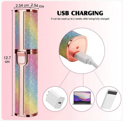 2-in-1 Augenbrauen- & Gesichtshaarrasierer USB | Sovora