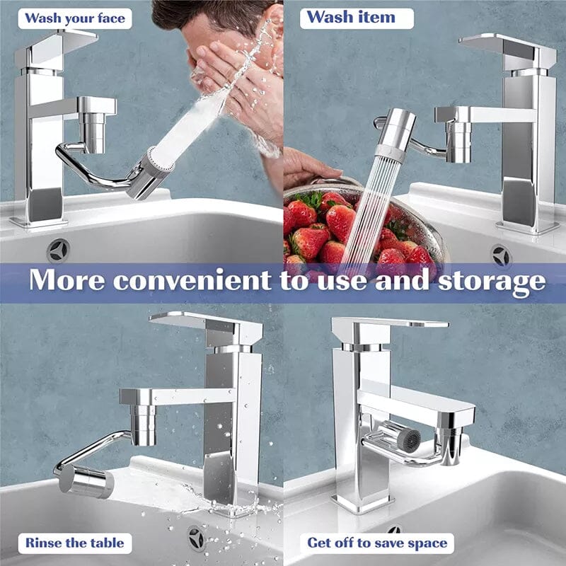 FlexSplash | Ultimativer 1080° Schwenkarmatur für perfekte Wassersteuerung