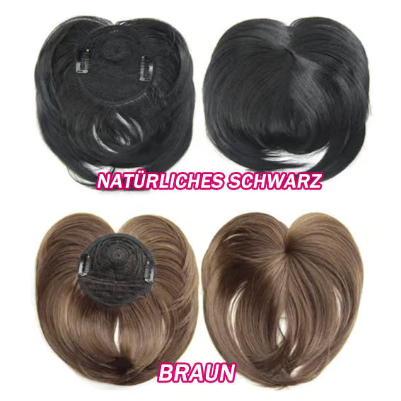 Haar Topper aus 100 Prozent Remy Echthaar mit Clip In System