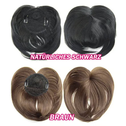 Haar Topper aus 100 Prozent Remy Echthaar mit Clip In System