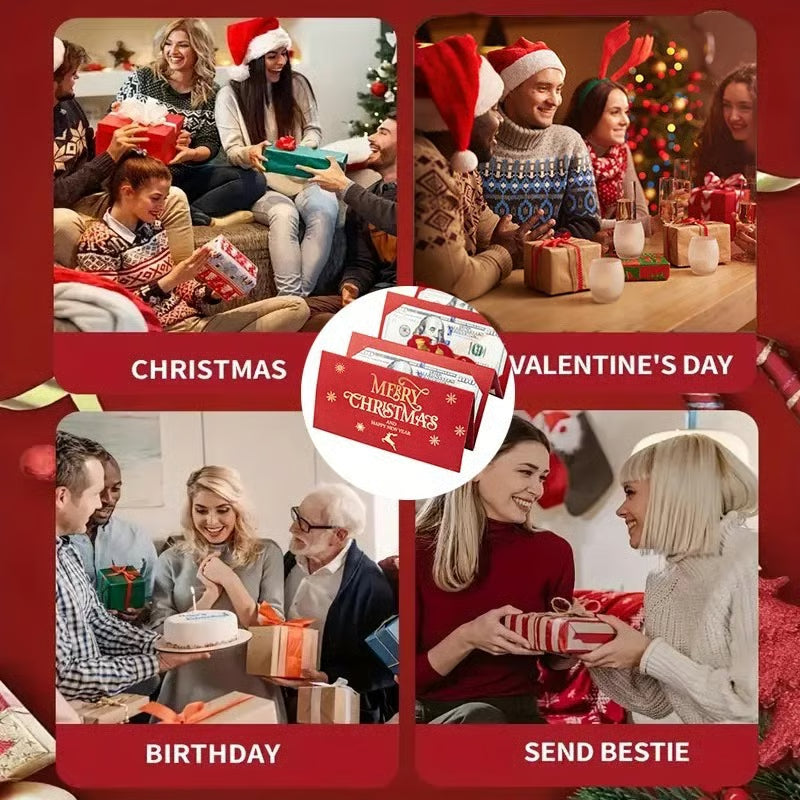 Weihnachts-Geldumschlag Geschenkidee