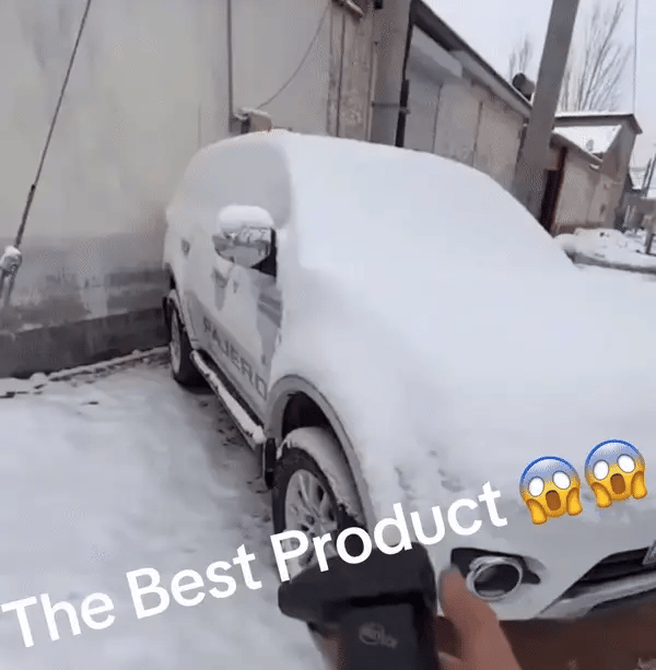 CrystalClean™ | Elektrischer Schneefeger – schnelle Winterhilfe zum mühelosen Schneeräumen