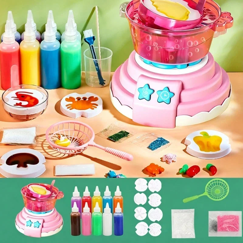 3D-Wasserfiguren Kreativset in Pink