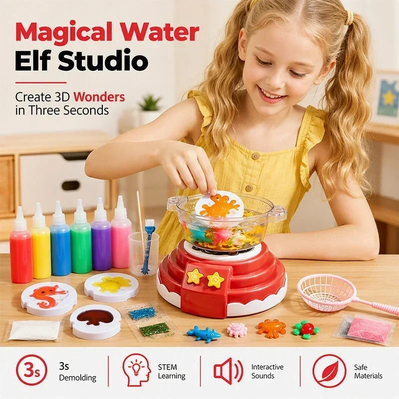 3D-Wasserfiguren Kreativset für Kinder