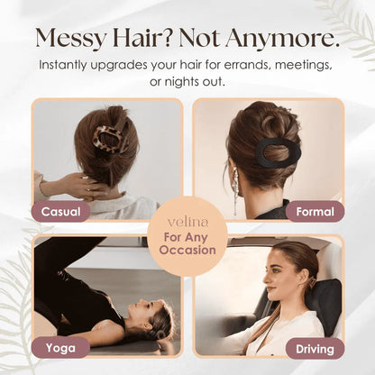 Velina™ – Set aus 4 flachen Komfort-Haarclips