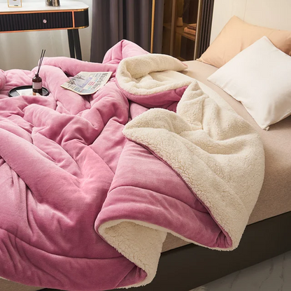 Luxuriöse Flanell-Fleece Decke maschinenwaschbar | SoftHug™