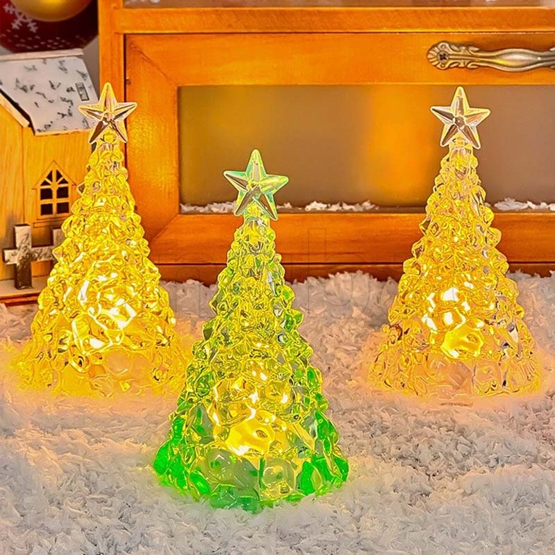 Retro Weihnachtslicht in vier Lichtfarben