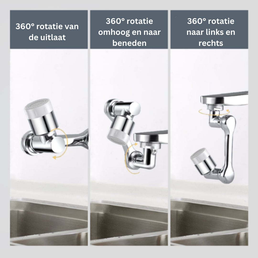 TwistTap™ – 1080-Grad-drehbare Verlängerungskran für flexible & praktische Nutzung | 50% Rabatt
