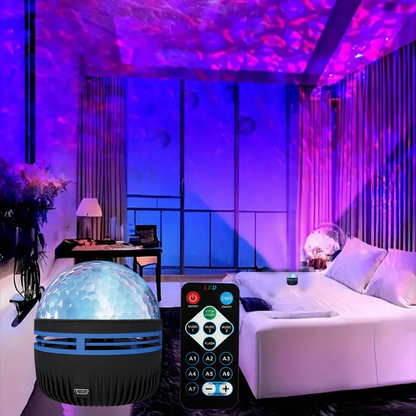 50% Rabatt | WaveLuxe™ – Wasser- & Aurora-Projektor für entspannende, stimmungsvolle Atmosphäre