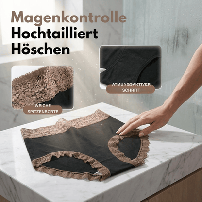 Damen High Waist Shaping Slip aus Baumwolle im Mehrpack