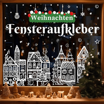 Weihnachts-Fensteraufkleber mit festlichen Motiven, Bild 9
