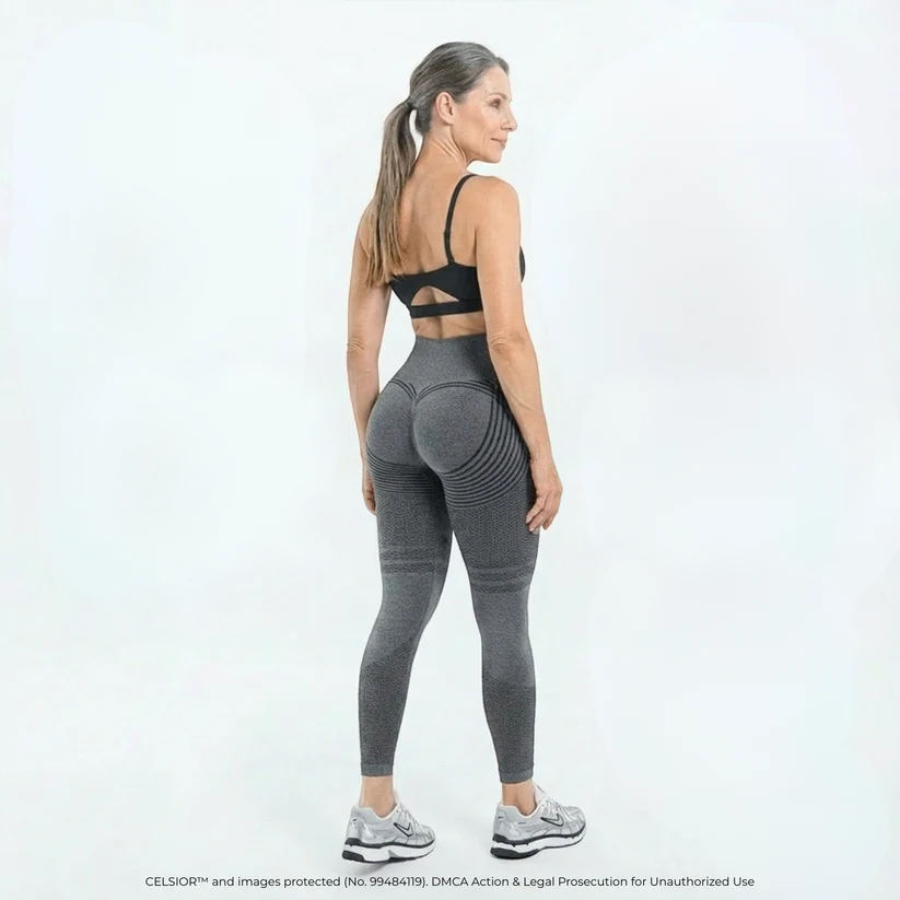 Hochgeschnittene, hüfthebende, elastische, schnelltrocknende Yoga-Leggings