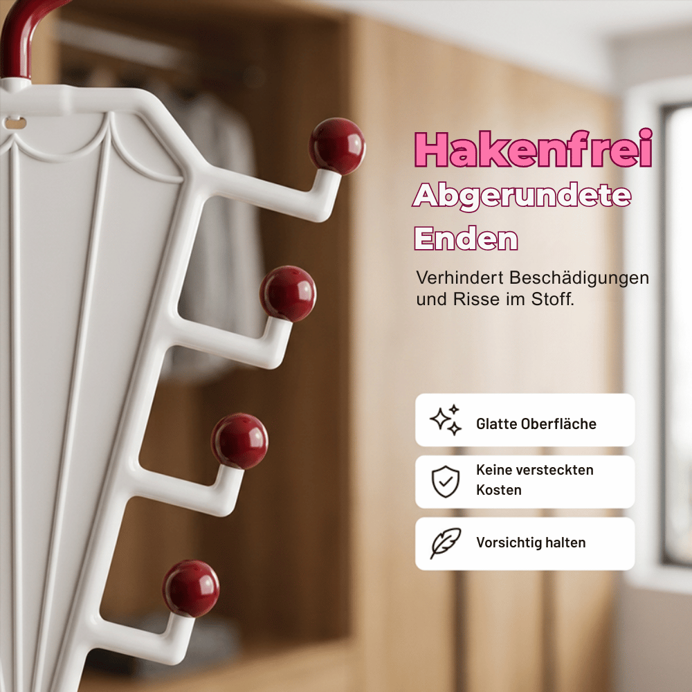 Doppelseitiger Kleiderschrank Organizer für Gürtel Krawatten und Schals | 1+2 GRATIS