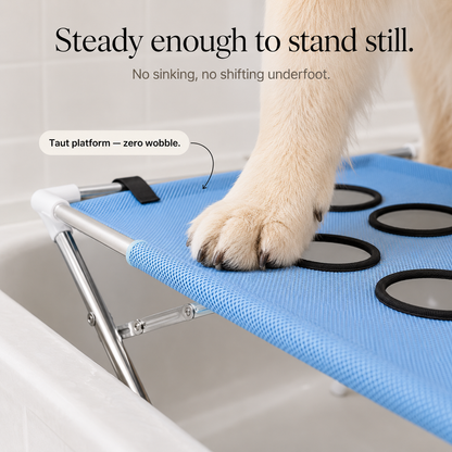 Stillpaw – Erhöhte rutschfeste Hunde-Badeplattform