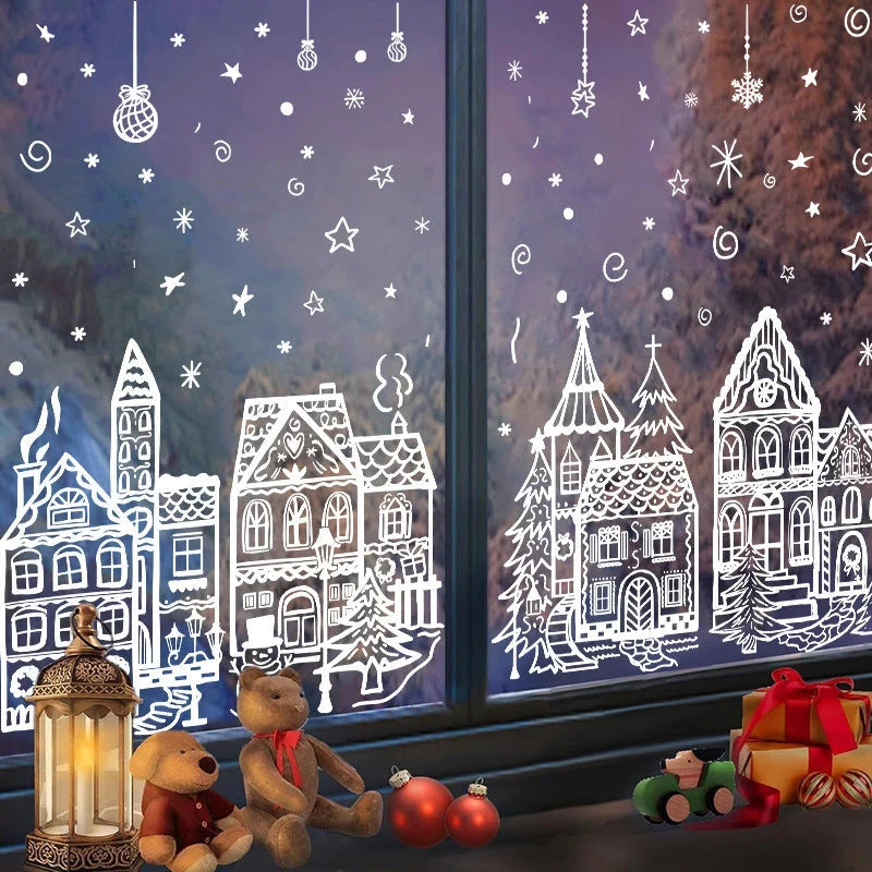 Weihnachts-Fensteraufkleber mit festlichen Motiven, Bild 10